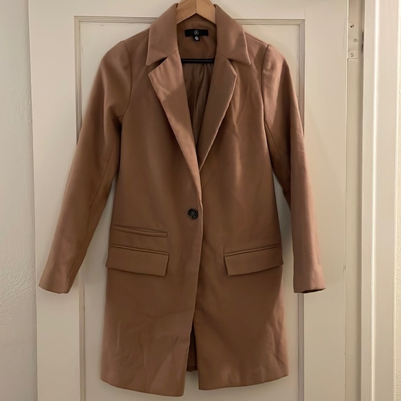 ASOS Jackets & Blazers - Asos Missguided light Brown Coat